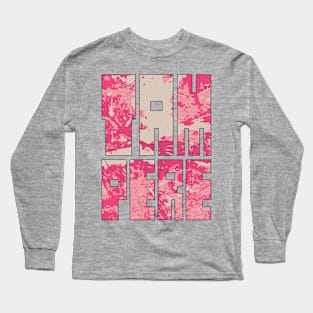Tampere, Pirkanmaa, Finland City Map Typography - Blossom Long Sleeve T-Shirt